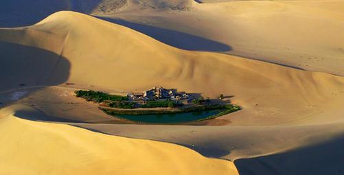 一泓清泉漾大漠&mdash;&mdash;敦煌月牙泉生態(tài)嬗變記